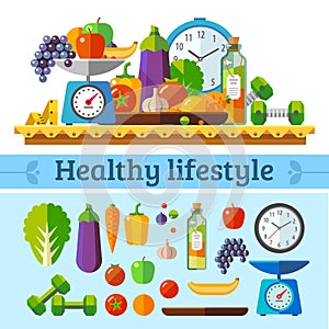 Healthy lifestyle, a healthy diet