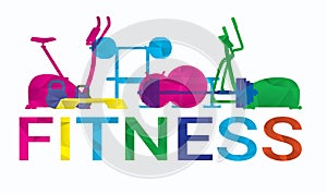 Healthy Lifestyle Illustration concept. Dieting, Fitness