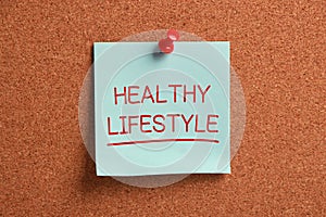 Healthy Lifestyle Sticky Note