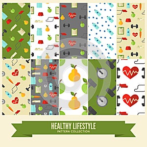 Healthy lifestyle. Vector wellness concept