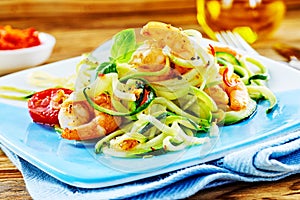 Healthy low carbohydrate seafood starter