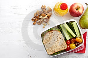 Healthy lunch box