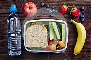 Healthy lunch box