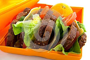 Healthy lunchbox photo