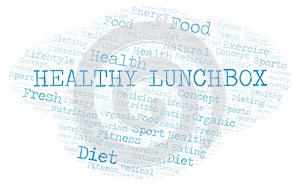 Healthy Lunchbox word cloud