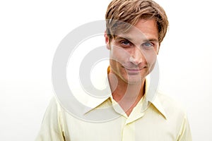 Healthy Man Smirking