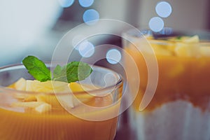 Healthy mango desert