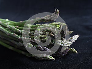 Healthy natural asparagus tasty food delicious green photo