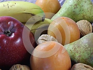 Healthy natural fruits taste tasty food delicious fruit apple nutty nutty banana pear