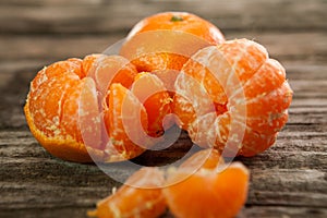 Healthy organic clementines