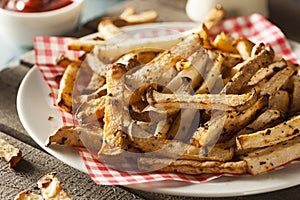 Healthy Organic Jicama Fries