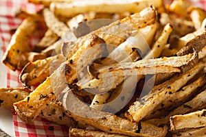 Healthy Organic Jicama Fries