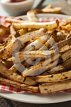 Healthy Organic Jicama Fries