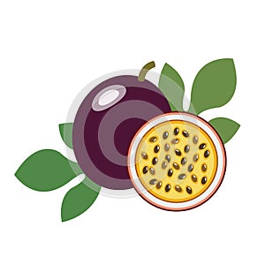 A Healthy organic passion fruit