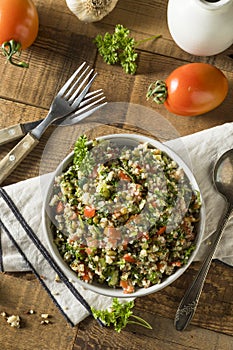 Healthy Organic Quinoa Tabouli Salad