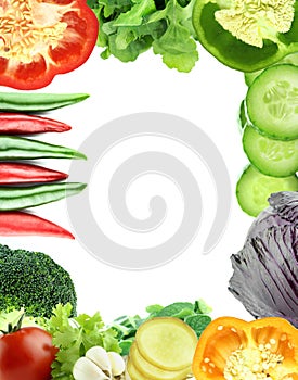 Healthy Organic Vegetables and Fruits