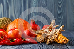 Healthy Organic Vegetables Still life Art Design