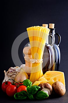 Healthy pasta ingredients