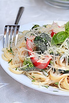 Healthy Pasta Primavera