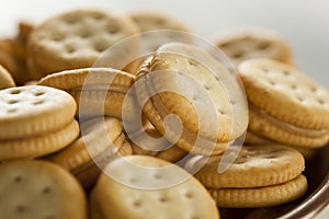 Healthy Peanut Butter Sandwich Crackers