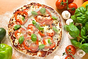 Healthy pizza img