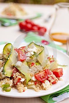 Healthy quinoa salad