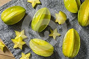 Healthy Raw Yellow Starfruit