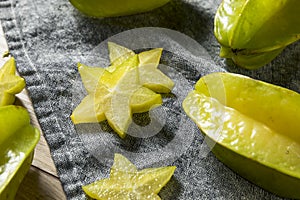 Healthy Raw Yellow Starfruit