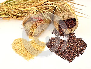 Healthy Rice Heart shape