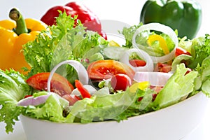 Healthy salad photo