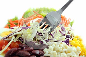 Healthy salad. photo
