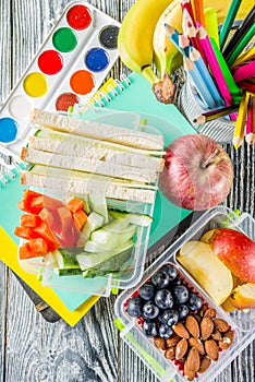 Healthy school lunch box