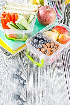 Healthy school lunch box