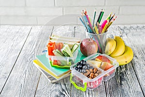 Healthy school lunch box