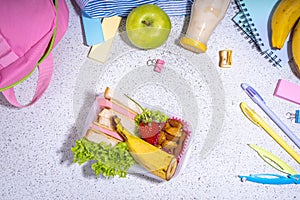 Healthy school lunch box