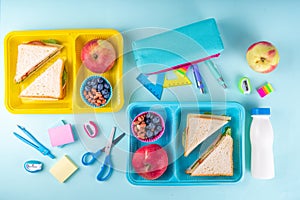 Healthy school lunch box