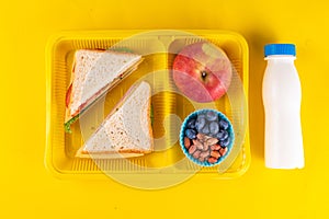 Healthy school lunch box