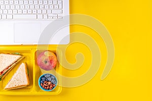 Healthy school lunch box
