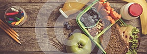 Healthy school lunch box