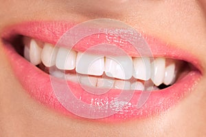 Healthy smile with beautiful white teeth