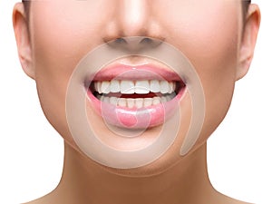 Healthy smile. Teeth whitening. Dental care