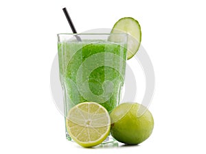 A healthy smoothies made of limes