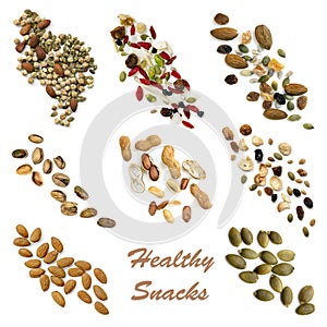 Healthy Snacking Food Collection