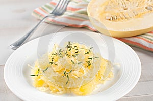 Healthy spaghetti squash dish