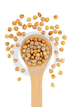 Healthy Spicy Chickpeas in a Spoon