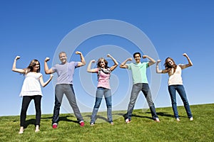 Healthy and Strong Young Adults photo