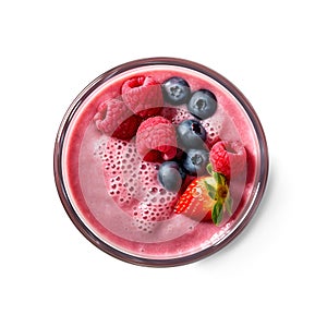 Healthy summer smoothie. Generated AI .