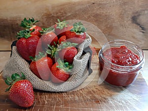 Healthy and sweet Strawberries