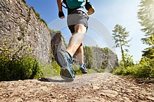 Healthy trail run