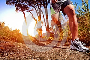 Healthy trail running